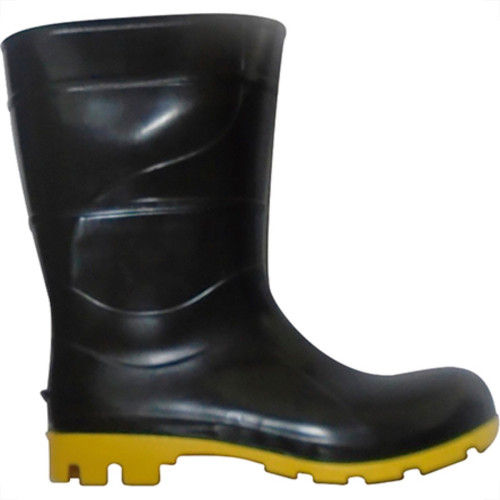 Bota Galocha Crival Preto/Amarelo C.Medio N.44 S/Forro Bota Galocha Crival Preto/Amarelo C.Medio N.44 S/Forro