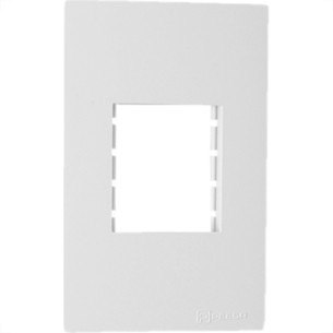 Espelho Placa Peesa Una Max P1705 4X2 2Modulo Branco