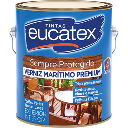Verniz Eucatex Maritimo Galao 3,6 Litros Verniz Eucatex Maritimo Galao 3,6 Litros