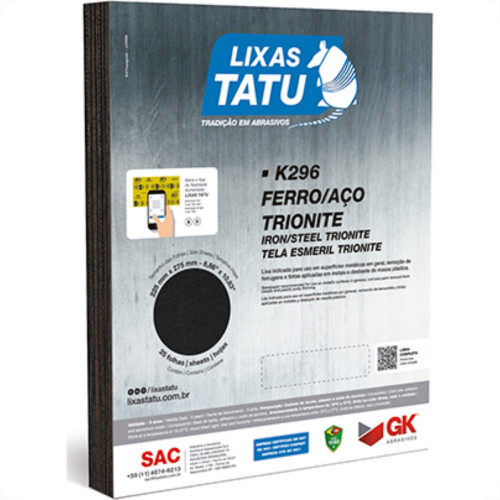 Lixa Tatu Gk Ferro 36 C/25 Lixa Tatu Gk Ferro 36 C/25