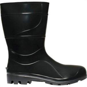 Bota Galocha Crival Preto Cano Medio N.40 S/Forro
