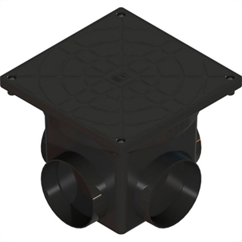 Caixa Mult Inspecao Taf 24X20X24 Preto Caixa Mult Inspecao Taf 24X20X24 Preto