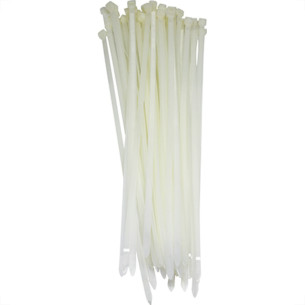 Abracadeira Nylon Brasfort 7,6X400 Branco C/50