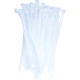Abracadeira Nylon Brasfort 7,6X450 Branco C/50 Abracadeira Nylon Brasfort 7,6X450 Branco C/50