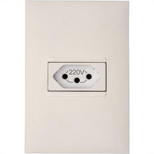 Conjunto Pial Plus+ Branco 1 Tomada 20A 5081Bc