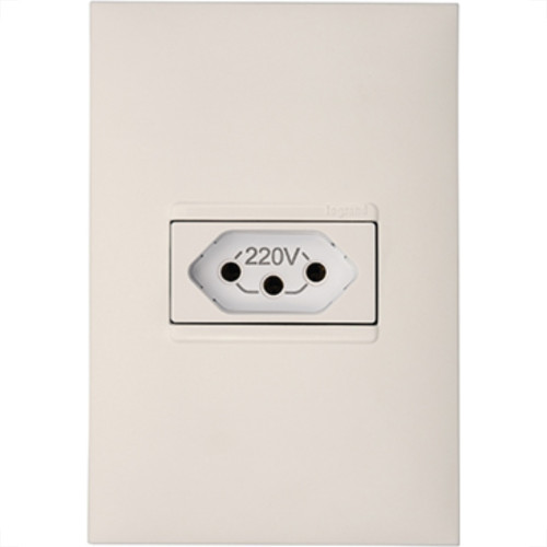 Conjunto Pial Plus+ Branco 1 Tomada 20A 5081Bc