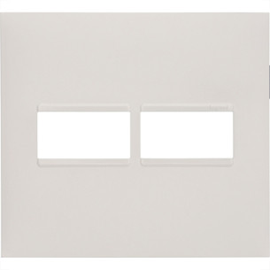 Espelho Placa Pial Plus+ Branco 4X4 2Mod.Horz 618511Bc