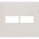 Espelho Placa Pial Plus+ Branco 4X4 2Mod.Horz 618511Bc