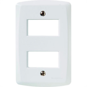 Espelho Placa Tramontina Lux 4X2 2Int Dist 105/206