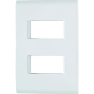 Espelho Placa Tramontina Liz 4X2 2Int Dist 106/206