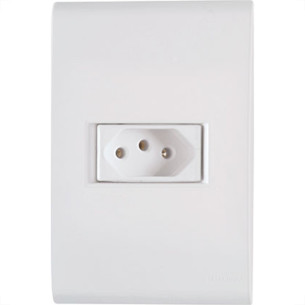 Conjunto Tramontina Liz 1Tomada 10A 210