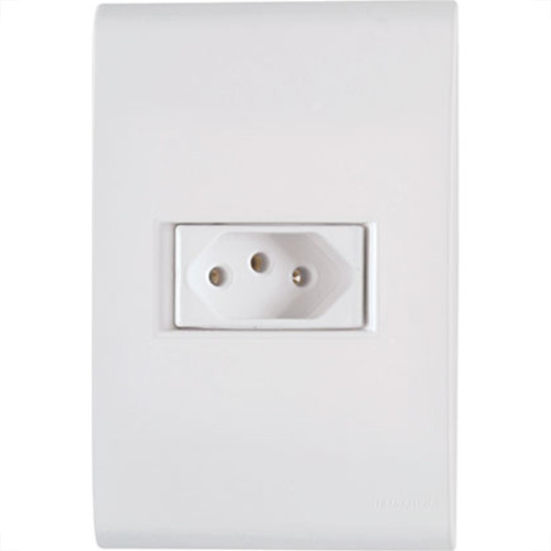 Conjunto Tramontina Liz 1Tomada 10A 210