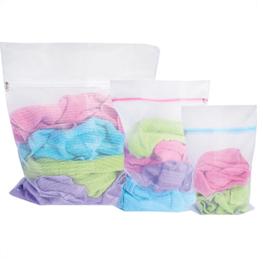 Saco P/Lavar Roupas C/Zip Secalux C/3 Saco P/Lavar Roupas C/Zip Secalux C/3