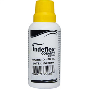 Corante Indeflex Amarelo 50Ml . / Kit C/ 12 Unidades