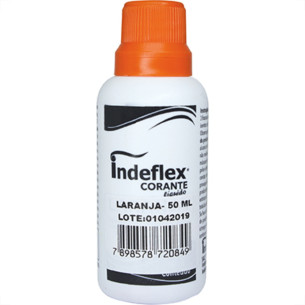 Corante Indeflex Laranja 50Ml . / Kit C/ 12 Unidades