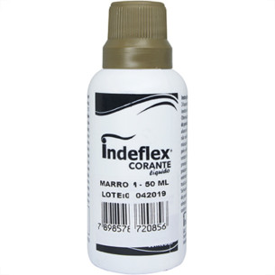 Corante Indeflex Marrom 50Ml . / Kit C/ 12 Unidades