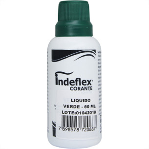 Corante Indeflex Verde 50Ml . / Kit C/ 12 Unidades