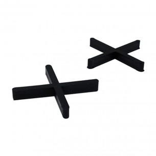 Espacador Piso Ecolider 1,0Mm Preto C/100 - Kit C/10 Pacotes