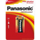 Pilha Alcalina Panasonic Bateria 9V Pilha Alcalina Panasonic Bateria 9V
