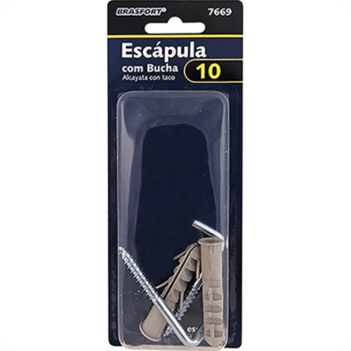 Cartela Brasfort Escapula C/Bucha N.10 C/02 Cartela Brasfort Escapula C/Bucha N.10 C/02
