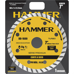 Disco Diam Hammer Turbo 7 X 180Mm