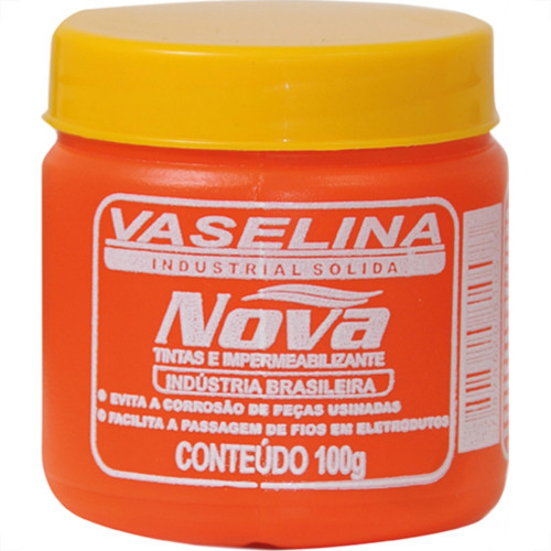 Vaselina. Industrial Solida Nova Pote 100Gr - Kit C/12 Unidades Vaselina. Industrial Solida Nova Pote 100Gr - Kit C/12 Unidades