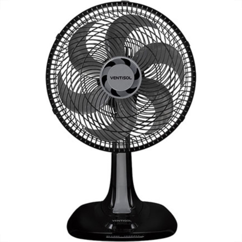 Ventilador De Mesa 30Cm Preto/Cinza 127V Turbo Vent Ventilador De Mesa 30Cm Preto/Cinza 127V Turbo Vent
