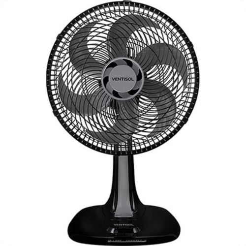 Ventilador De Mesa 30Cm Preto/Cinza 220V Turbo Vent Ventilador De Mesa 30Cm Preto/Cinza 220V Turbo Vent