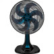 Ventilador De Mesa 30Cm Preto/Azul 220V Turbo Vent Ventilador De Mesa 30Cm Preto/Azul 220V Turbo Vent