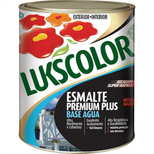 Esmalte Base Agua 1/4 Lukscolor Br