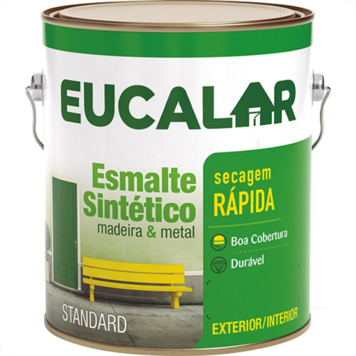 Tinta Esmalte. Galao 3,6 Litros Sintetico Eucalar Areia Tinta Esmalte. Galao 3,6 Litros Sintetico Eucalar Areia