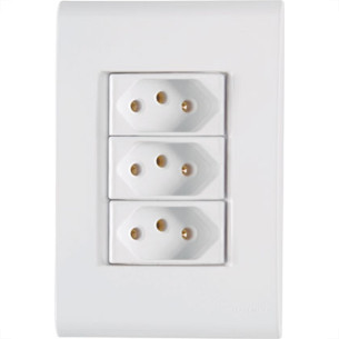 Conjunto Tramontina Liz 3 Tomada 10A 57170/076