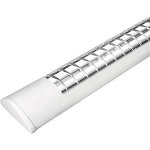 Luminaria Led Sob Aleta Cromado 41W 6500K Taschibr