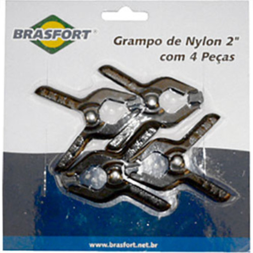 Grampo Nylon 2'' C/4 Brasfort 7352 Grampo Nylon 2'' C/4 Brasfort 7352