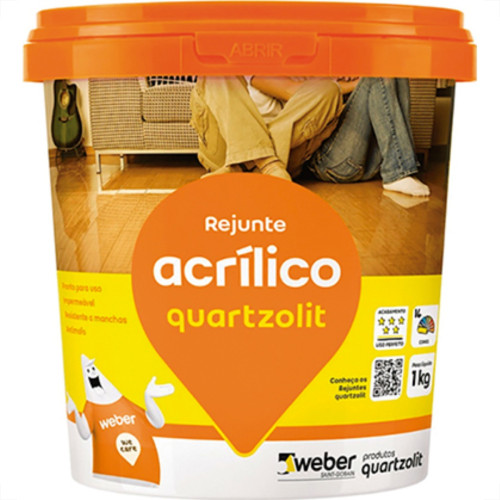Rejunte Quartzolit Acrilico Cinza Platin 1K Rejunte Quartzolit Acrilico Cinza Platin 1K