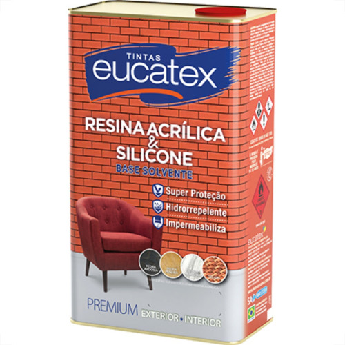 Resina Acrilica Incolor Eucatex 5Lt Resina Acrilica Incolor Eucatex 5Lt
