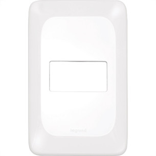 Espelho Placa Pial Pop C/Suporte 4X2 1Int Lgp21 Branco