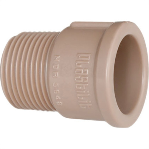 Adaptador Curto Plastilit E 1.1/2 Marrom - Kit C/25 Unidades Adaptador Curto Plastilit E 1.1/2 Marrom - Kit C/25 Unidades