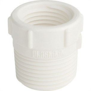 Bucha De Reducao Rr Plastilit 1 X 3/4 Branco - Kit C/25 Unidades