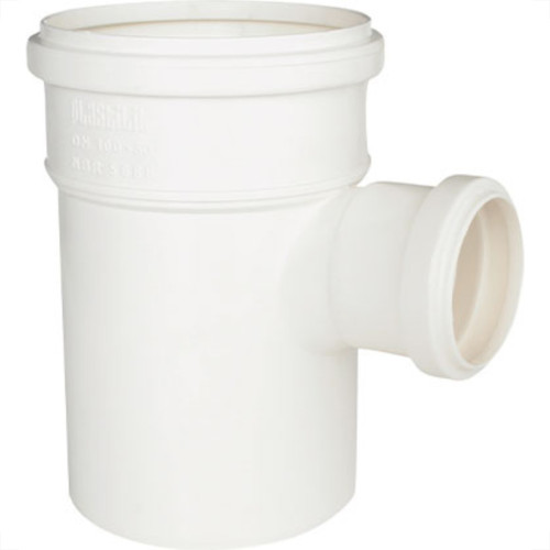 Tee Esgoto Plastilit 100 X 50 Branco - Kit C/15 Unidades Tee Esgoto Plastilit 100 X 50 Branco - Kit C/15 Unidades
