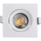 Spot Emb.03W Led 3000K Quadr B_D Branco