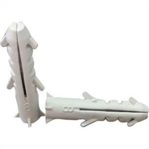 Bucha de Fixacao Ecolider 08 Branco C/1000