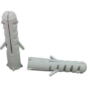 Bucha de Fixacao Ecolider 12 Branco C/250