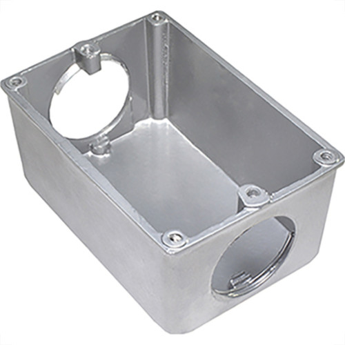 Caixa Piso Alum 4X2 Olivo Baixa 1'' E/S Caixa Piso Alum 4X2 Olivo Baixa 1'' E/S