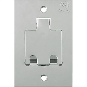 Placa Espelho P/Piso Inox 4X2 Rj11/45 Olivo Pll88