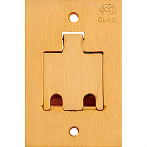 Espelho Placa P/Piso Latao 4X2 Rj11/45 Olivo Pll18