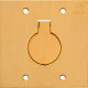 Espelho Placa P/Piso Latao 4X4 1Tomada Red Olivo Ll10 Espelho Placa P/Piso Latao 4X4 1Tomada Red Olivo Ll10