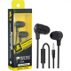 Fone De Ouvido Easy C/Microfone 1,2M Preto Fone De Ouvido Easy C/Microfone 1,2M Preto