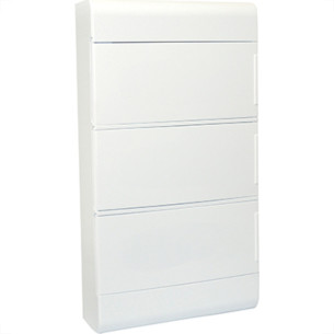 Centrinho Steck Pvc 36 Disjuntor Din Sobrepor Branco