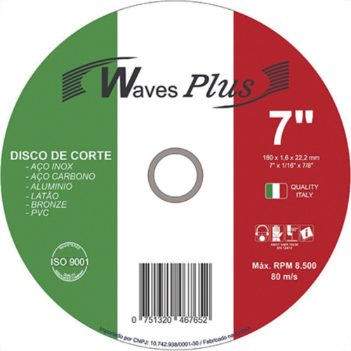 Disco Sped/Inox Waves 7.X7/8X1,6 Disco Sped/Inox Waves 7.X7/8X1,6